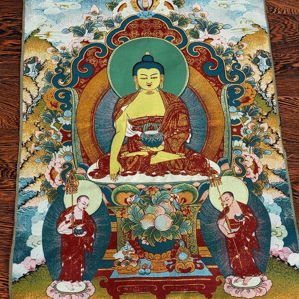 Buddha Tapestry Wall Art - Multicolor